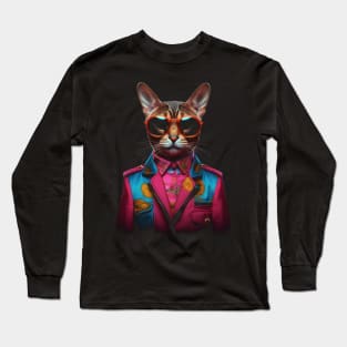 Mr. Cat Long Sleeve T-Shirt